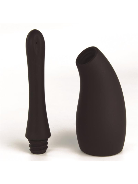 Meticulous Ducha Anal Deluxe Silicona Negro