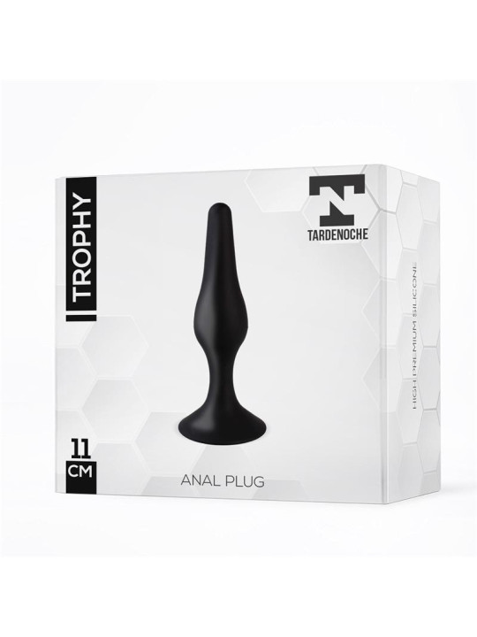 Trophy Plug Anal 11 cm Silicona Negro