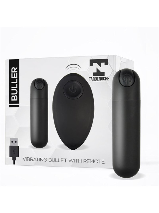 Buller Bala Vibradora Control Remoto USB Negro