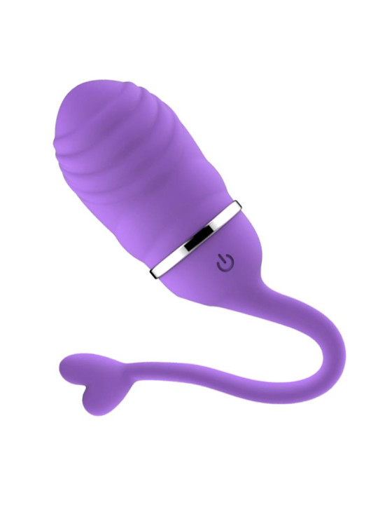 Huevo Vibrador Control Remoto Odise USB Silicona Púrpura