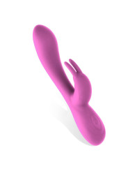 Mauve Vibrador Unibody Silicona Líquida USB Rosa