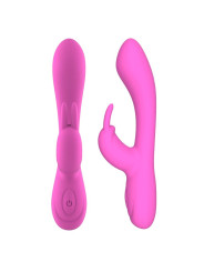 Mauve Vibrador Unibody Silicona Líquida USB Rosa