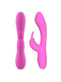 Mauve Vibrador Unibody Silicona Líquida USB Rosa