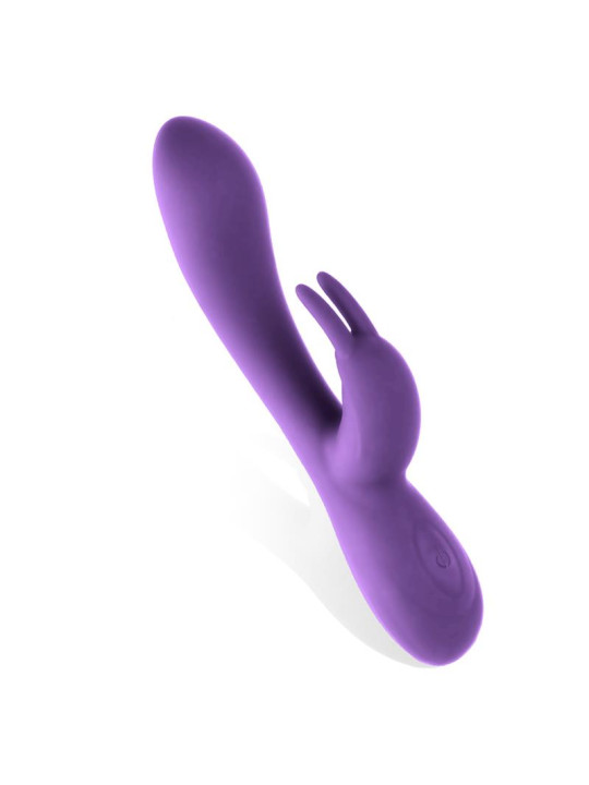 Mauve Vibrador Unibody Silicona Líquida USB Púrpura