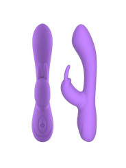 Mauve Vibrador Unibody Silicona Líquida USB Púrpura
