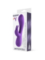 Mauve Vibrador Unibody Silicona Líquida USB Púrpura