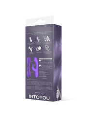 Mauve Vibrador Unibody Silicona Líquida USB Púrpura