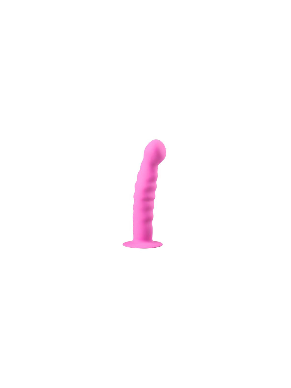 Dildo con Ventosa de Silicona - Rosa