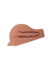 Masturbador Perfect Ass Doble Orificio Caramel Skin