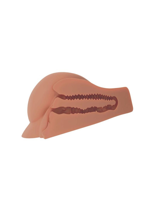 Masturbador Perfect Ass Doble Orificio Caramel Skin