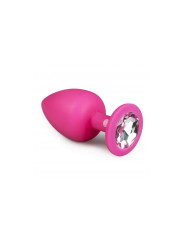 Plug con Diamante Grande - Rosa