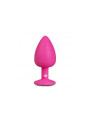 Plug con Diamante Grande - Rosa