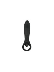 Vibrador Anal Silicona - Negro