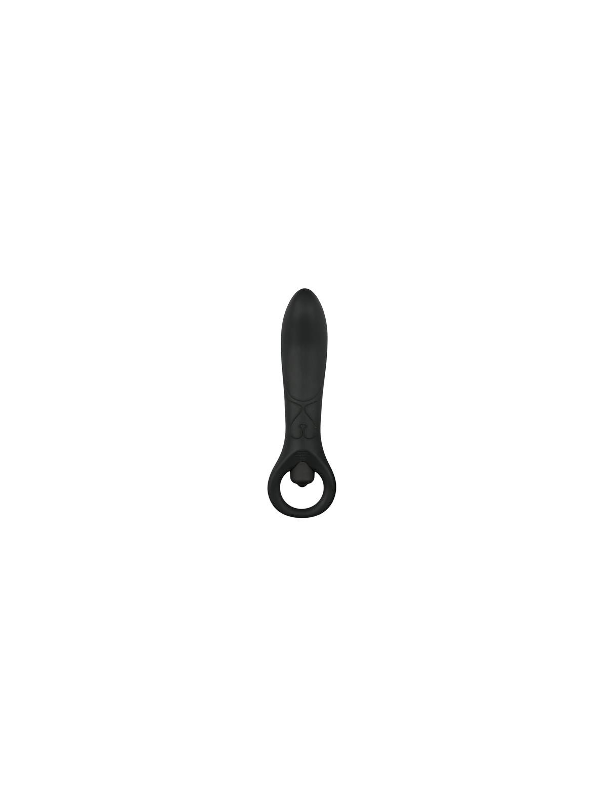 Vibrador Anal Silicona - Negro