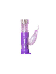 Vibrador con Mariposa - Púrpura