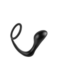 Estimulador Anal Ass-Gasm Cockring Plug - Color Negro