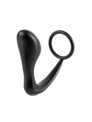 Estimulador Anal Ass-Gasm Cockring Plug - Color Negro