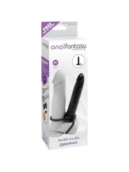 Dildo Anal Double Trouble - Color Negro