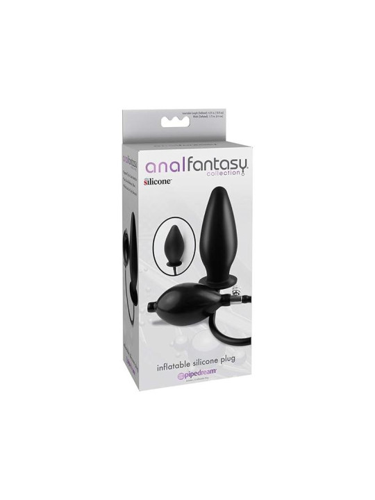 Plug Anal Inflable - Color Negro