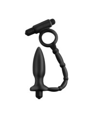 Anal Fantasy Collection Ass-Kicker with Cockring - Color Negro