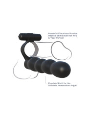 Fantasy C-Ringz Anillo Doble Penetrador Flexible Negro