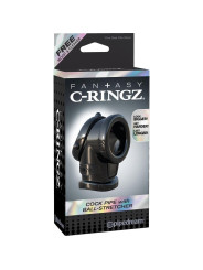 Fantasy C-Ringz Anillo con Ball-Strecher Color Negro