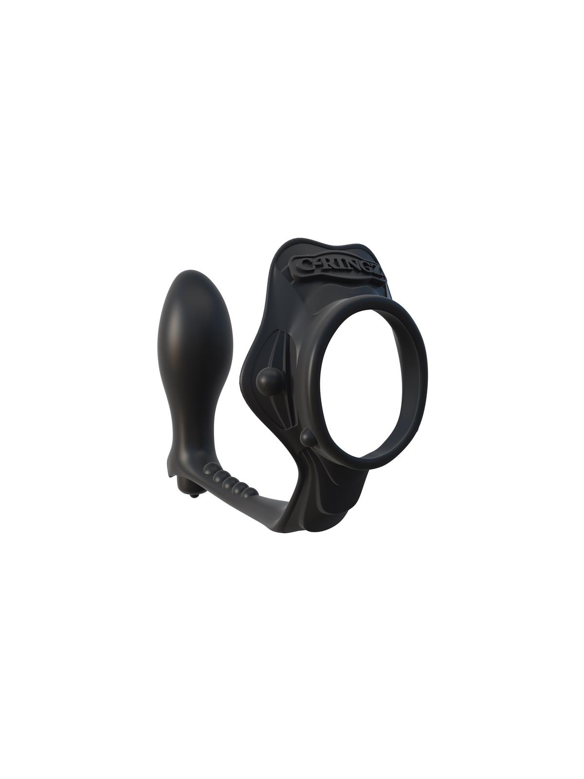 Fantasy C-Ringz Anillo con Plug Anal Pesado Color Negro