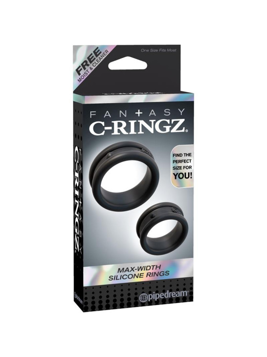 Set 2 Anillos para el Pene Negro