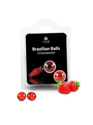 Secret Play Set 2 Brazilian Balls Aroma Fresa