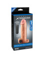 Fantasy X-tensions Vibrador Real Feel de 5,1 cm con Extensión - Color Natural