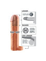 Fantasy X-tensions Perfect 5,1 cm Extensión de Pene con Anilla para Testículos - Color Nartual