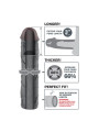 Fantasy X-tensions Mega 7,6 cm Extensión de Pene - Color Negro