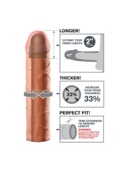 Fantasy X-tensions Perfect 5,1 cm Extensión de Pene - Color Natural