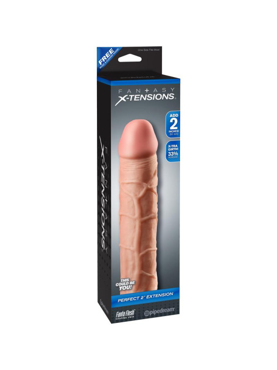 Fantasy X-tensions Perfect 5,1 cm Extensión de Pene - Color Natural