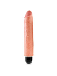 King Cock Vibrador Stiffy de 10 - Color Natural