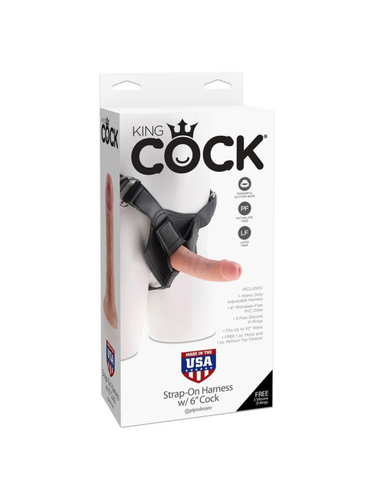 Arnes Ajustable con Dildo 6 - Color Natural