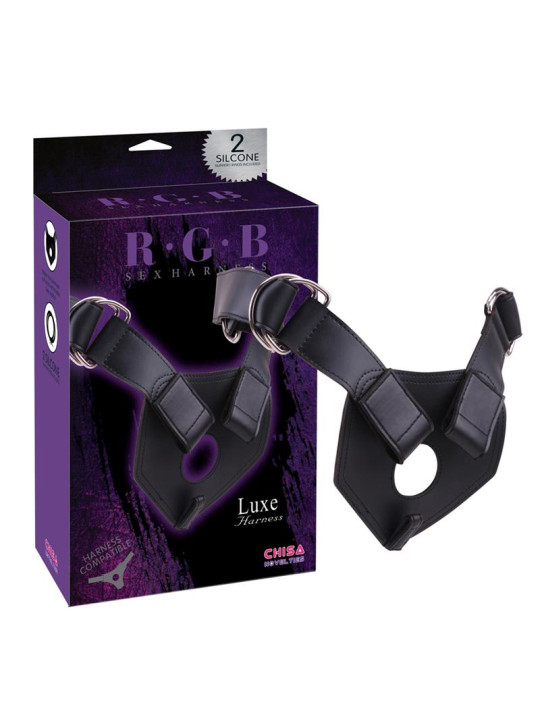 Arnés Luxe Silicona Negro