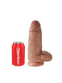 Dildo con Testículos 9 Chubby Bronceado