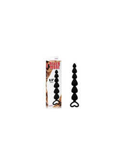 Cadena Anal Lovers 19 cm Beads Silicona Negro