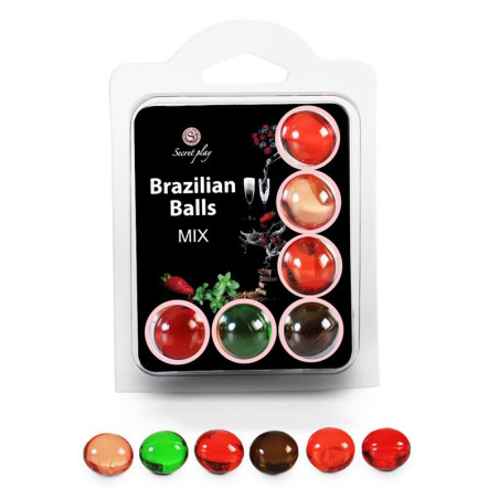 Secret Play Set 6 Brazilian Balls Aromas