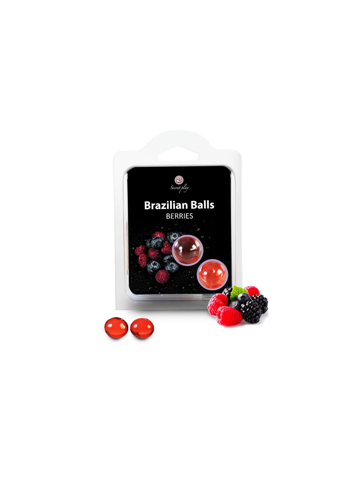 Secret Play Set 2 Brazilian Balls Aroma Frutas del Bosque