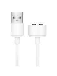 Cable Magnético USB Blanco