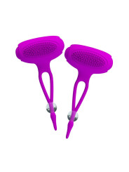 Pretty Love Pinzas para Pezones Bancroft Color Púrpura