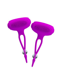 Pretty Love Pinzas para Pezones Bancroft Color Púrpura