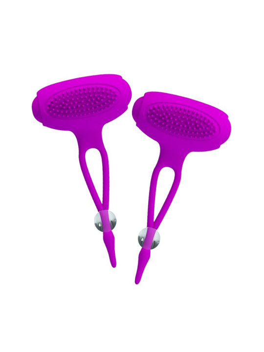 Pretty Love Pinzas para Pezones Bancroft Color Púrpura