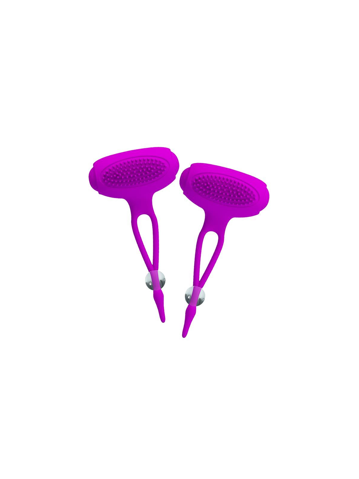 Pretty Love Pinzas para Pezones Bancroft Color Púrpura