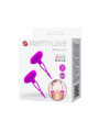 Pretty Love Pinzas para Pezones Bancroft Color Púrpura