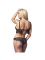Set 2 Piezas Sujetador con Braguita Negro