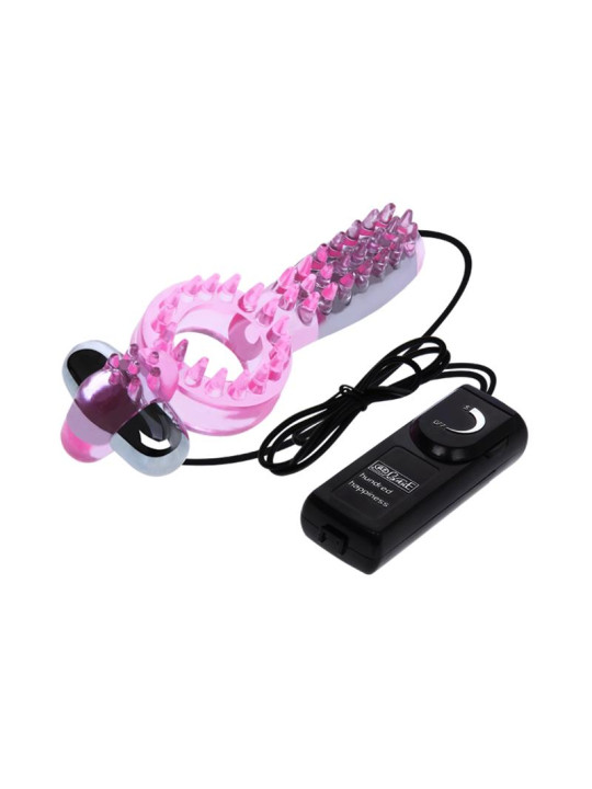 Anillo Vibrador Doble Couple Collection Rosa