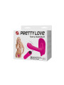 Pretty Love Vibrador a Control Remoto Fancy Clamshell Color Rosa